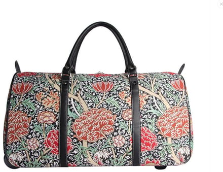 Weekendtas met wielen - luxe gobelinstof - Cray - William Morris
