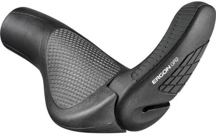 Ergonomische Fietsgreep voor Touring en MTB-fietsen - Klein, Zwart/Grijs