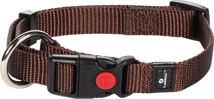 Flamingo Hondenhalsband Asp - 30/45 cm - s: 15 mm - Bruin