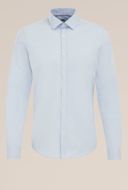 WE Fashion Heren Anti-odour slim fit overhemd met stretch