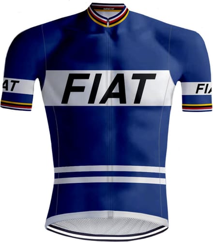 Retro Wielershirt FIAT - REDTED - M