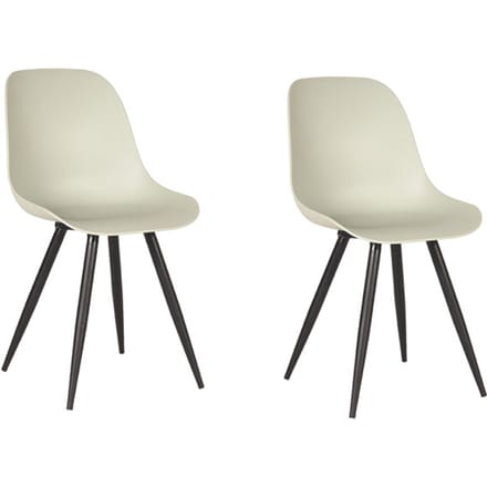 LABEL51 - Eetkamerstoel Monza - Breeze - 54x46x88cm - Set van 2