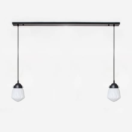2 x Rocket lampen aan plafondbalk Moonlight - Art Deco Trade