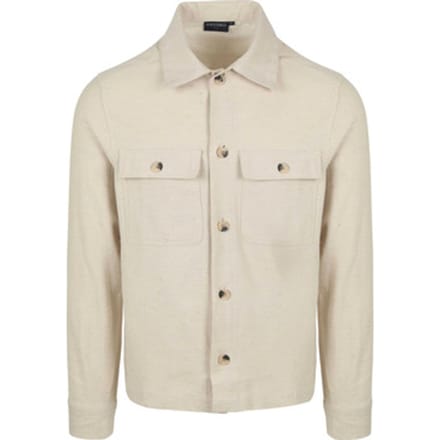 Suitable Drop Loop Overshirt Sand - Maat L - Heren