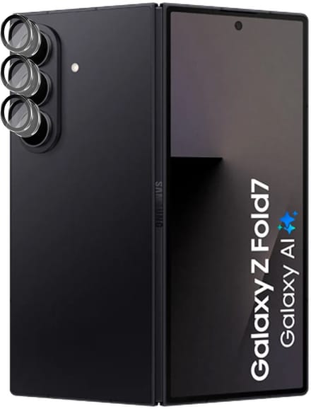 Camera Screenprotector geschikt voor Samsung Galaxy Z Fold 7 - 2x Volledig Dekkend Glas Screen Protector