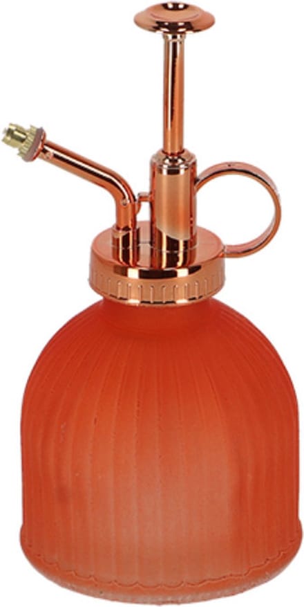 Esschert Design plantenspuit/vernevelaar - glas - terracotta/koper - 15.5 cm
