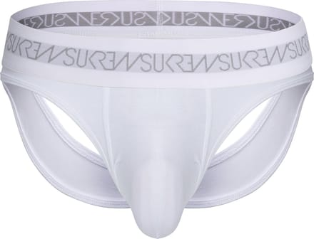 SUKREW V-Thong White - MAAT XL - Heren Ondergoed - String voor Man - Mannen Thong