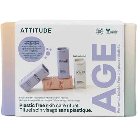 Attitude - Oceanly Phyto Age Anti-Aging Skin Routine - 4x8.5gr.