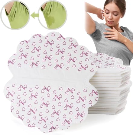 Okselpads - Zweetpads - Zweet Absorberen - Extra Groot - 120 x 126 mm - Wit