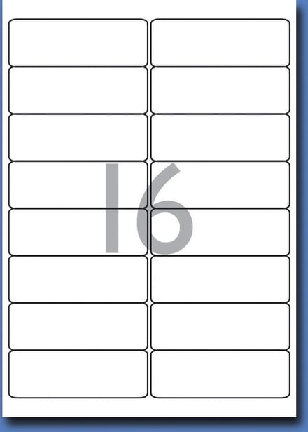 Decadry Etiketten / Labels 99.1 x 34 mm - 100 vel