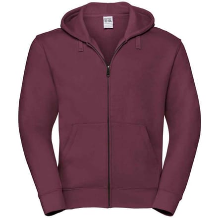 Russell Heren Authentiek Sweatshirt met capuchon (Bourgondië)