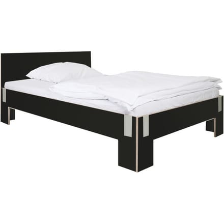 Moormann - Tagedieb bed met hoofdeind - zwart (FU) - 120 x 200 cm