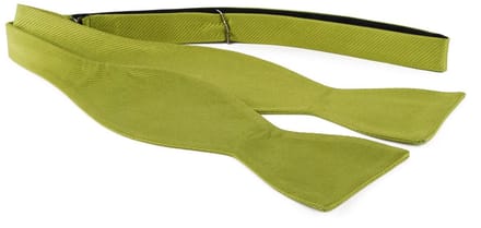 Zelfstrikker Zijde Lime Groen F04 - Maat - Heren