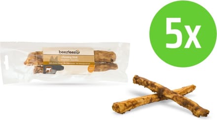 Beeztees Kauwstaaf - hondensnack - Kip - 18 cm - 55-60 gram - 5 Verpakkingen