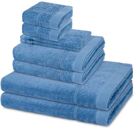 Ross Sonstiges 2 X washandjes 2 X gasten- 2 X douche- 2 X handdoek - in set 8 pack Rubin