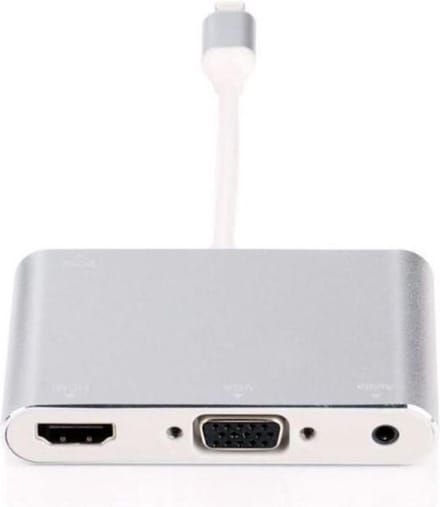 Microconnect LIGHT-HUB4 interface hub Lightning 480 Mbit/s Zilver