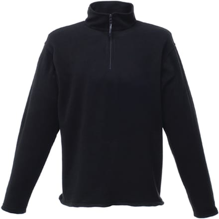 Regatta - Heren Micro Zip Turtle Neck Fleece Sweater (Zwart)