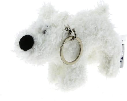 Kuifje Knuffel Bobbie Sleutelhanger 8 cm