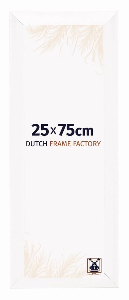 Fotolijst 25x75 cm - MDF - Wit Mat - Praag