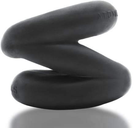 Oxballs - Z-Balls Ballstretcher - Night Edition - Siliconen/TPR - Zwart