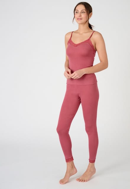 Damart - Lange kanten legging Thermolactyl Sensitive - Dames - Roze - 54-56 (XXL)