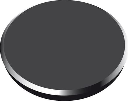 Magneet Alco 32mm rond blister à 4 stuks zwart
