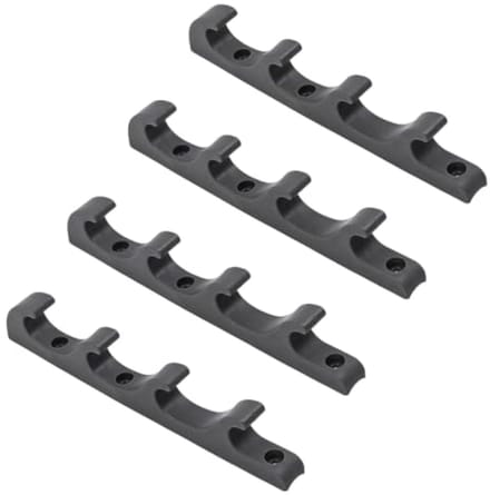 Muurbracket voor 8 hengels - Stevige opbergoplossing voor spin- en baitcaster molens