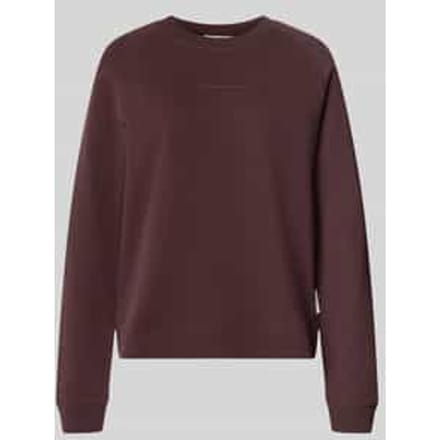 regular fit sweatshirt van puur katoen