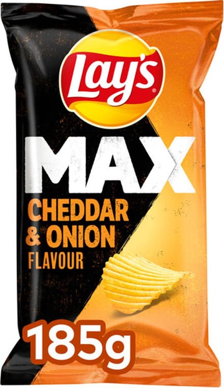 Lay's | MAX Cheddar & Onion | 10 x 185 gram