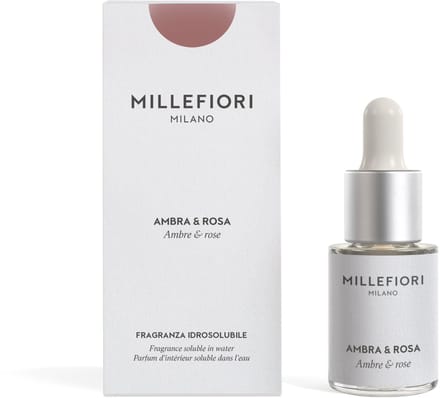 Millefiori Milano - Geurolie voor Aroma Diffuser 15 ml - Ambra & Rosa - Geurverspreider