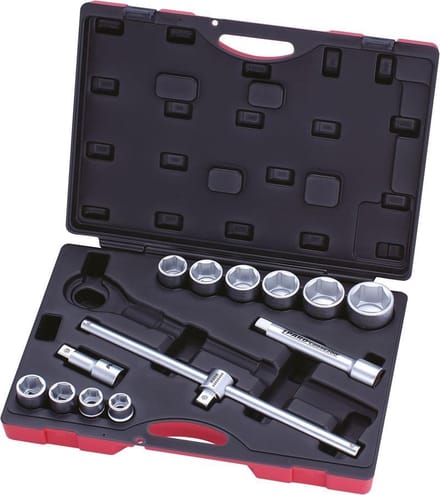 3/4'' Dopsleutelset, 14-delig