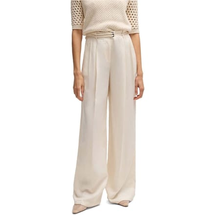 Boss Dames/Dames Taualy-W Relaxed Fit Broek (Wit)