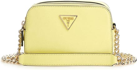 GUESS Schoudertas Avondtas Noelle Crossbody Camera Yellow Lichtgeel