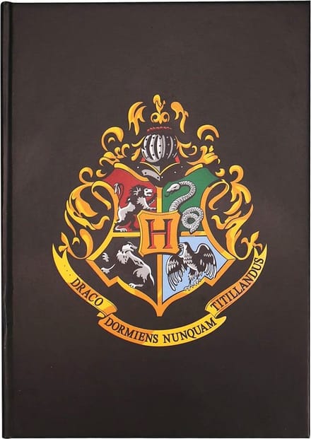 Harry Potter Notitieboek A6 House Pride Zwart