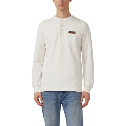 s.Oliver  T-shirts Offwhite Größe: XL | Longsleeves Outlet | Herren | Weiß
