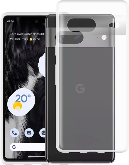 Cazy hoesje geschikt voor Google Pixel 7 Hoesje Siliconen - Flexibele Case - Transparant
