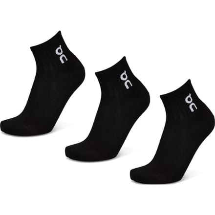 On Logo Sock Ankle Sokken Unisex - Zwart - Maat 43 - 46 - Katoen