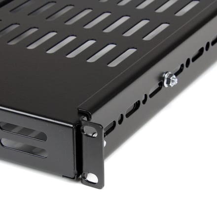 StarTech.com ADJSHELF 1U Adjustable Vented Server Rack Mount Shelf