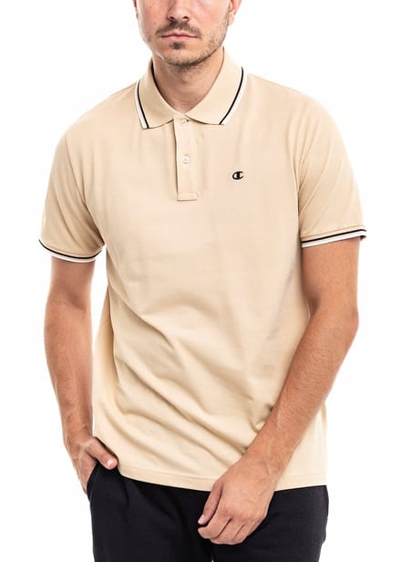 Champion Poloshirt Heren - Beige - Katoen - Maat M
