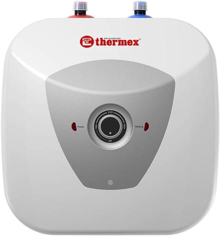 Warmwaterboiler - Onderspoelbak boiler - Direct warm water - Compacte behuizing - 15 Liter - Wit