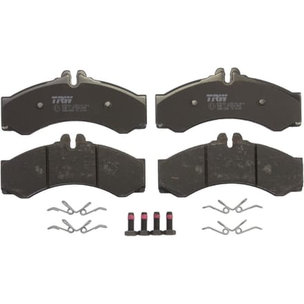 Remblokset TRW GDB1288, voorkant, achter