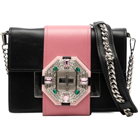 Tweedehands City Calf Crystal Versierde Riemtas