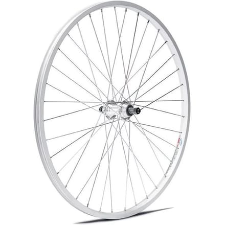 Achterwiel cyber 10 aluminium velg met cassette Gurpil 7 v