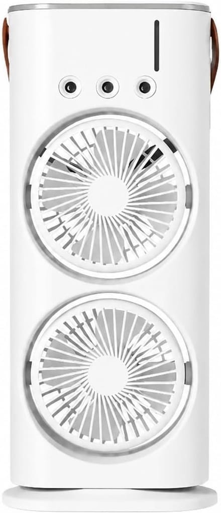 Torenventilator Luchtbevochtiger - Verkoeler Mist - Persoonlijk Comfort - Dubbele Uitlaat - 10mm - Wit