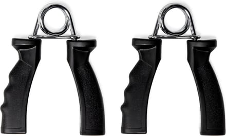 VirtuFit Handknijpers - Handtrainers - Knijphalter Set - Zwart