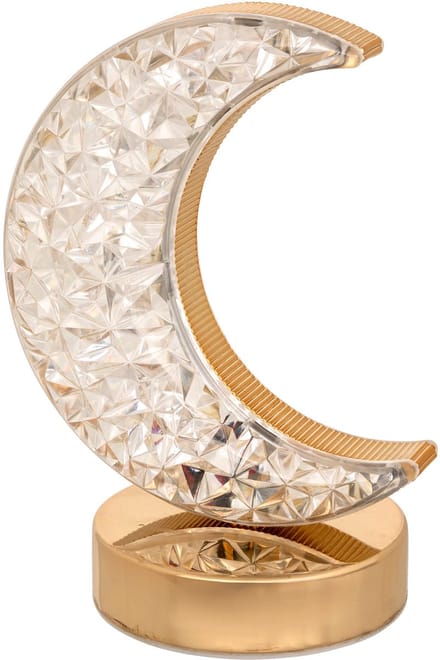 Atmosphera Kids Bella Maanvorm Tafellamp - 14x10x19cm - Goud