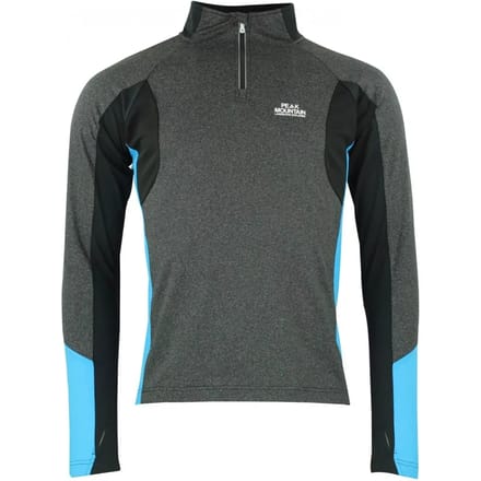 1st skin T-shirt met rits Peak Mountain