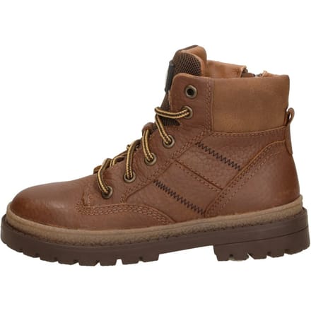 KEQ Veterschoenen Hoog Veterschoenen Hoog - Cognac - Maat 28