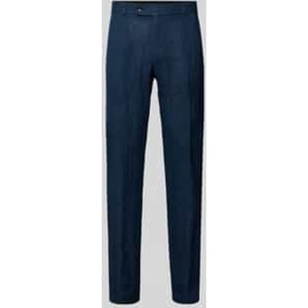 Linnen broek met Franse steekzakken model 'Tomte'