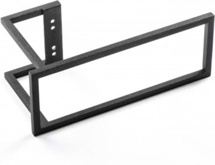 Vasco rechthoekige beugel zwart ral 9005